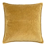 Dijon Mustard velvet cushion
