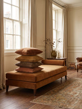 Chocolate velvet cushion