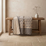 peta kantha bedspread dk blue