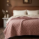 lulu kantha bedspread pink