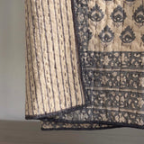 peta kantha bedspread dk blue