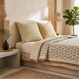 blue/grn   sham cover only 60x60