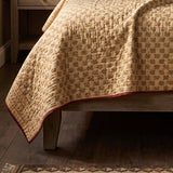 bibi kantha bedspread yel/grn