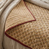 bibi kantha bedspread yel/grn