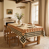 ochre star multi tablecloth