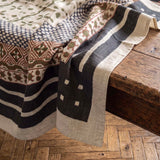 blue circle multi tablecloth