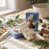 XMAS LADY SOAP TIN