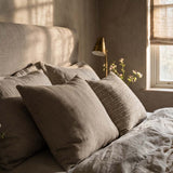 100% wool beige cushion 50x50cm
