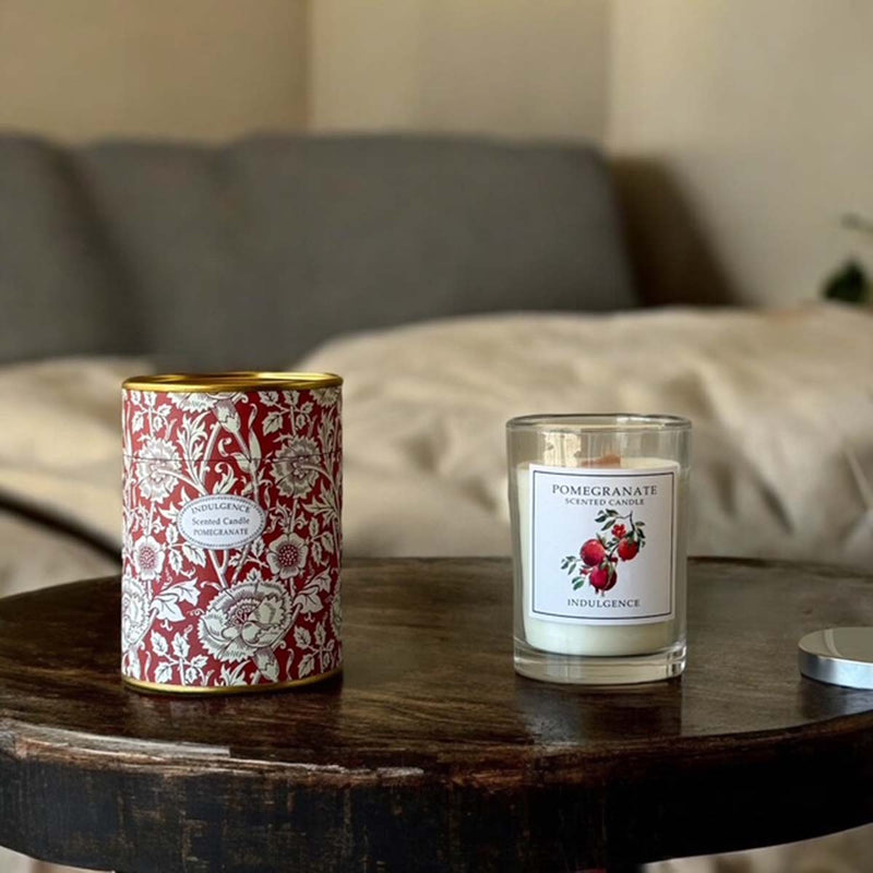 candle canister pomegranate