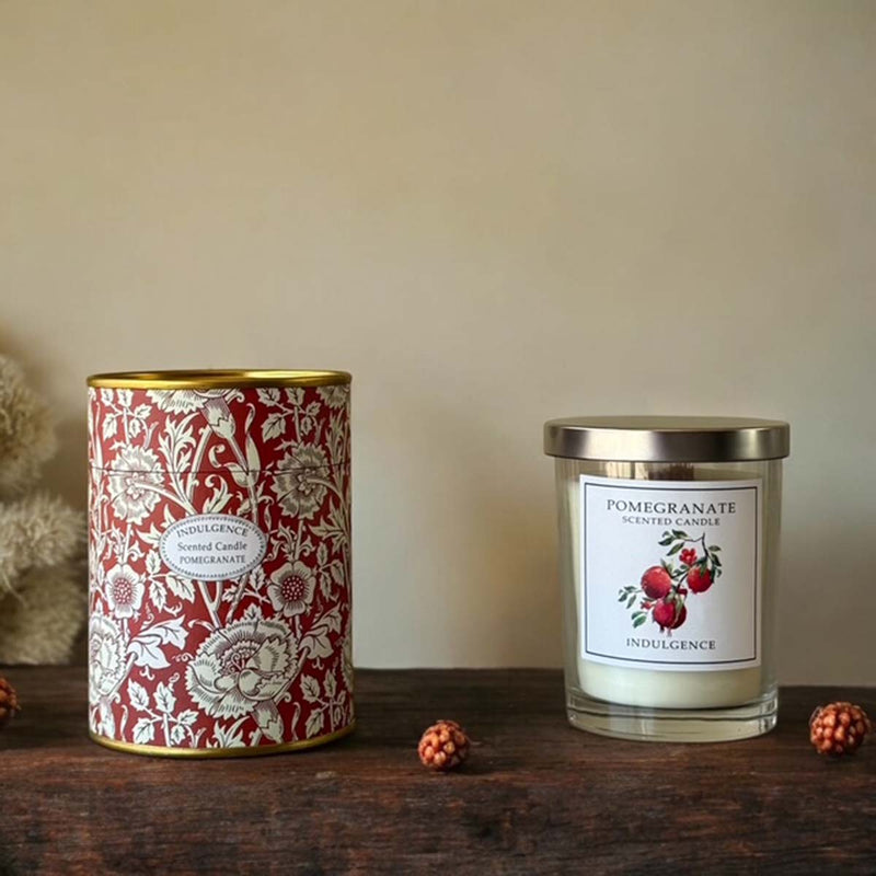 candle canister pomegranate