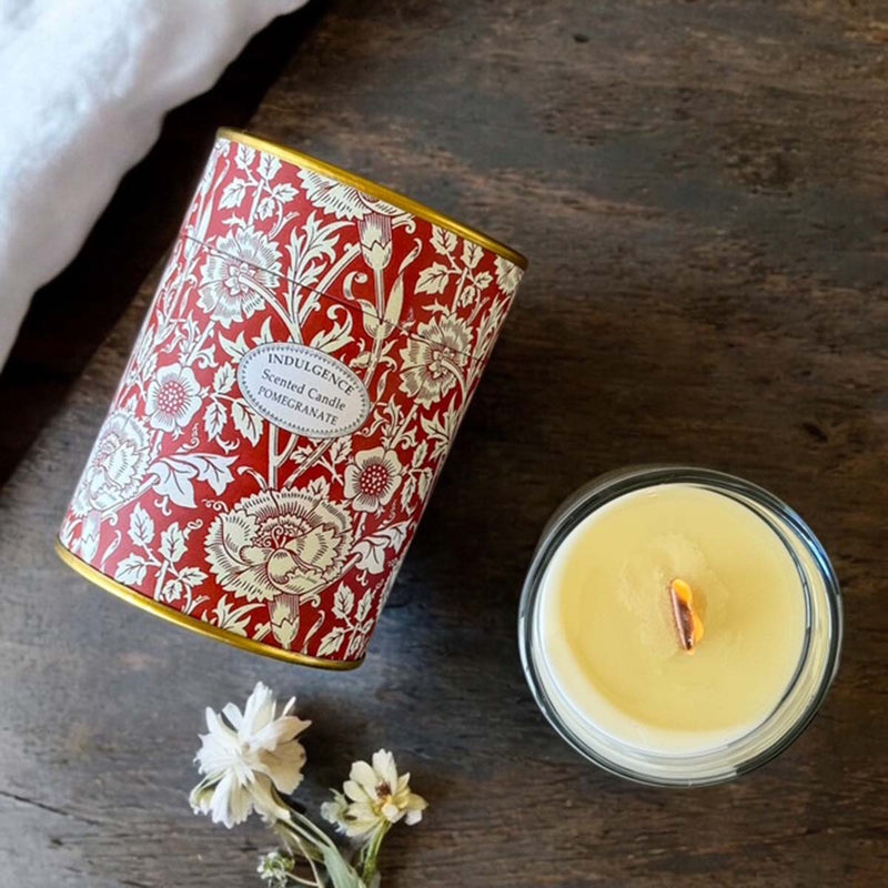 candle canister pomegranate
