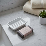 wooden heart soap & dish - lime basil