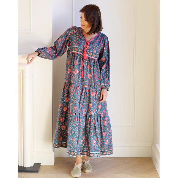 Teal Tukdi Dress(W)