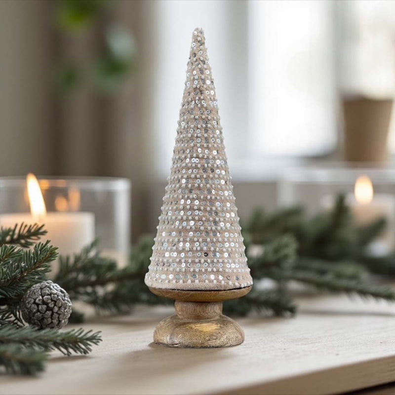 Fabric Tree natural sparkle