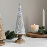 Fabric Tree white sparkle