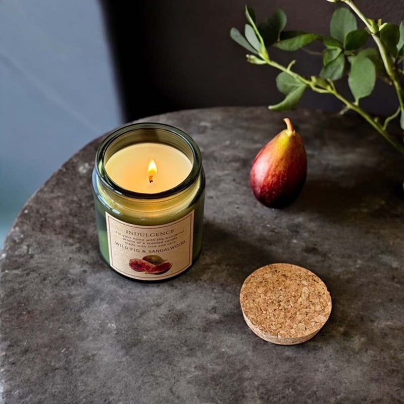 candle jar sandalwood