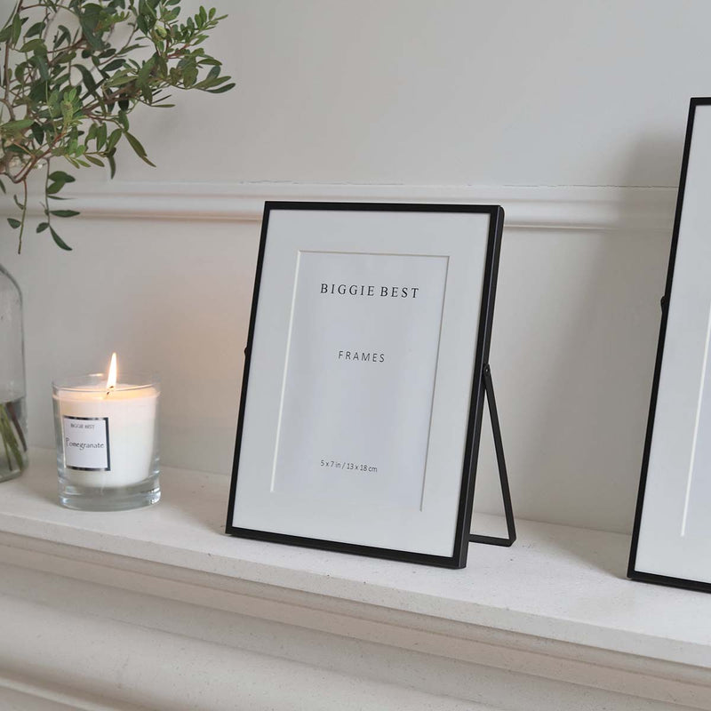 5X7 METAL BLACK EASEL FRAME