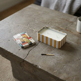 Nordic houses scented candle tin