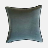 MEDIUM BLUE STONEWASHED VELVET CUSHION