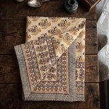VINTAGE BEIGE PRINTED TBL CLOTH