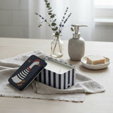 Parisian duck scented candle tin