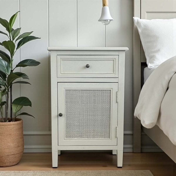 Venice 1 door bedside - oyster (W)