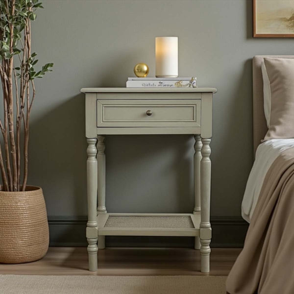 Venice bedside  table - Swedish taupe (W)