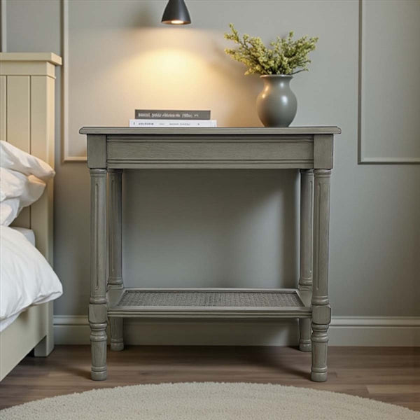 VENICE SIMPLE TABLE - DARK GREY (W)