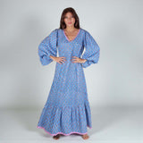 LIGHT BLUE/PINK MARIE DRESS