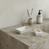 white classic soap dish