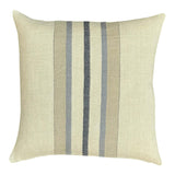 Loire Stripe Linen Cushion - Beige