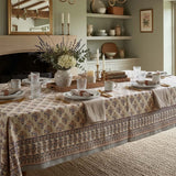 VINTAGE BEIGE PRINTED TBL CLOTH