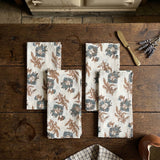 ANT BLUE SET 4 NAPKINS