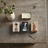 Parisian duck scented candle tin