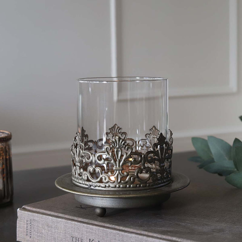 small filigree candle holder