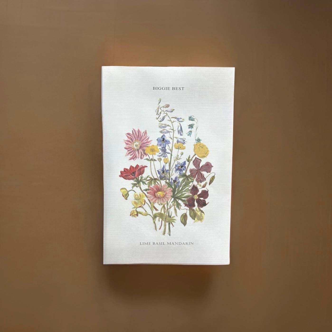 LARGE SCENTED SACHET LIME,BASIL & MANDARIN SET OF 2 BIGGIE BEST