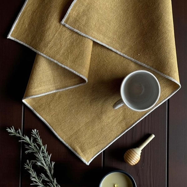 Tobacco piped napkin 40x40 -Set of 4
