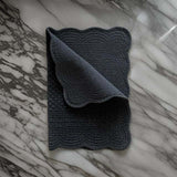 CHARCOAL VELVET PLACEMATS - SET OF 2