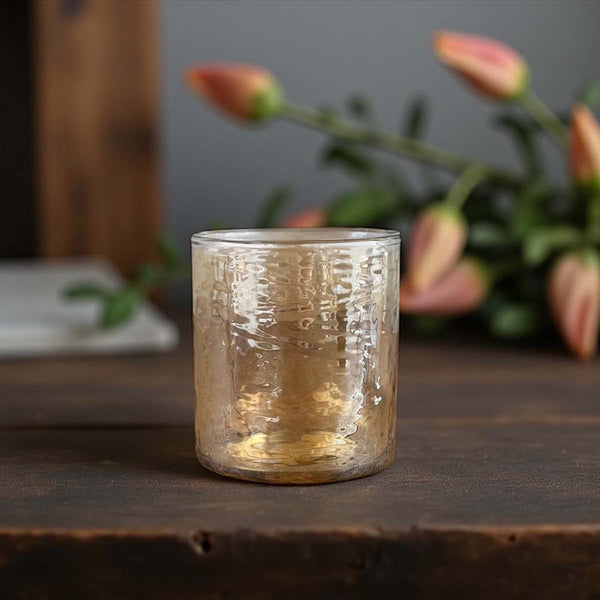 ANTIQUE GOLD TEALIGHT CANDLE HOLDER