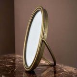 lido oval frame gold