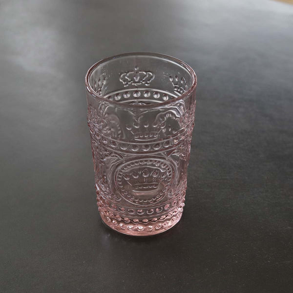 Large Pink Water Glass- Set of 2