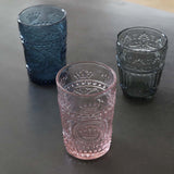 Large Pink Water Glass- Set of 2