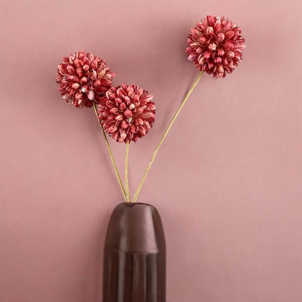 Pink/red bunch of ball flowers