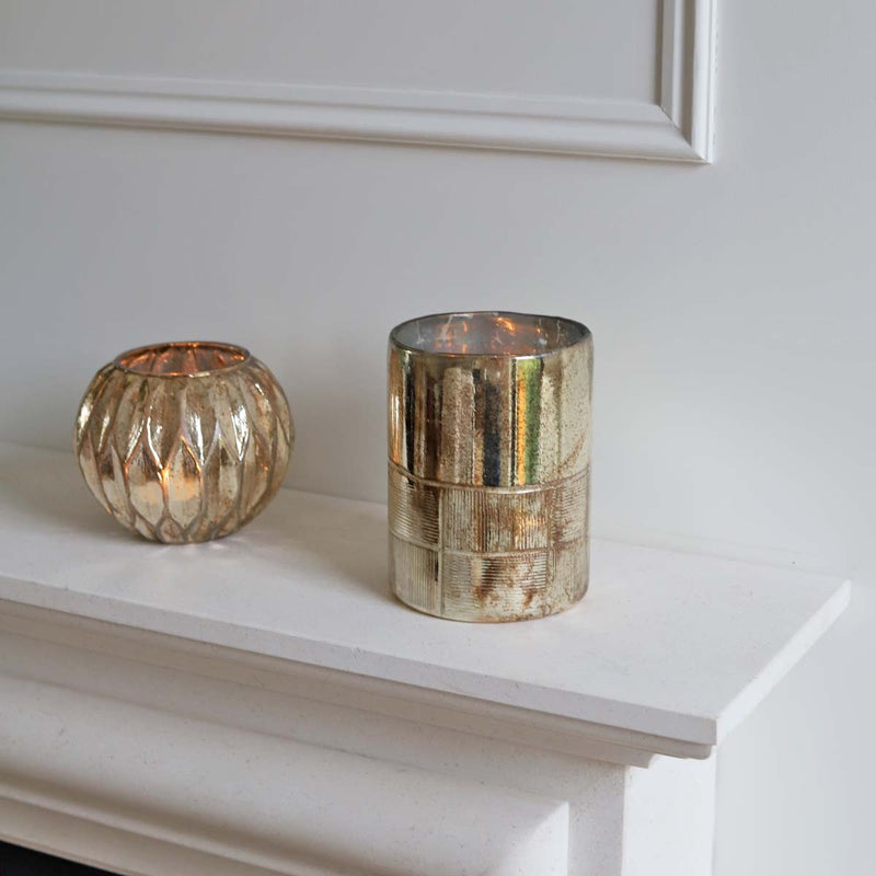 LARGE MERCURY ORB CANDLE HOLDER BIGGIE BEST