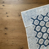 SKY BLUE CIRLE PATTERN SCARF
