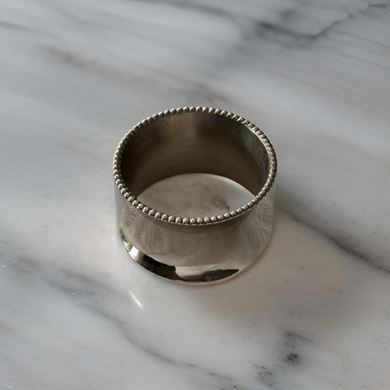 NAPKIN RING - SILVER - SET OF 2