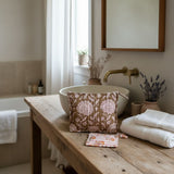 OCHRE/RED FLAT POUCH