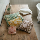 OCHRE/RED FLAT POUCH