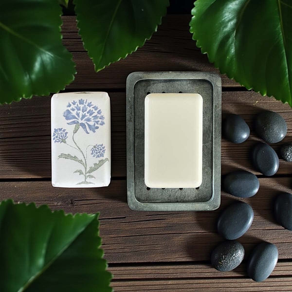 grey marble soap dish