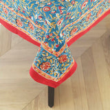teal & gold tablecloth 150 x 220(W)